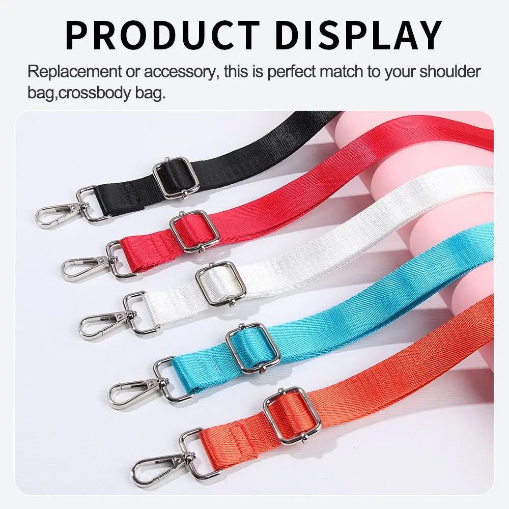 Fashion Wide Replacement Strap Shoulder Bag Strap For Bags Nylon Woman Messenger Accessories