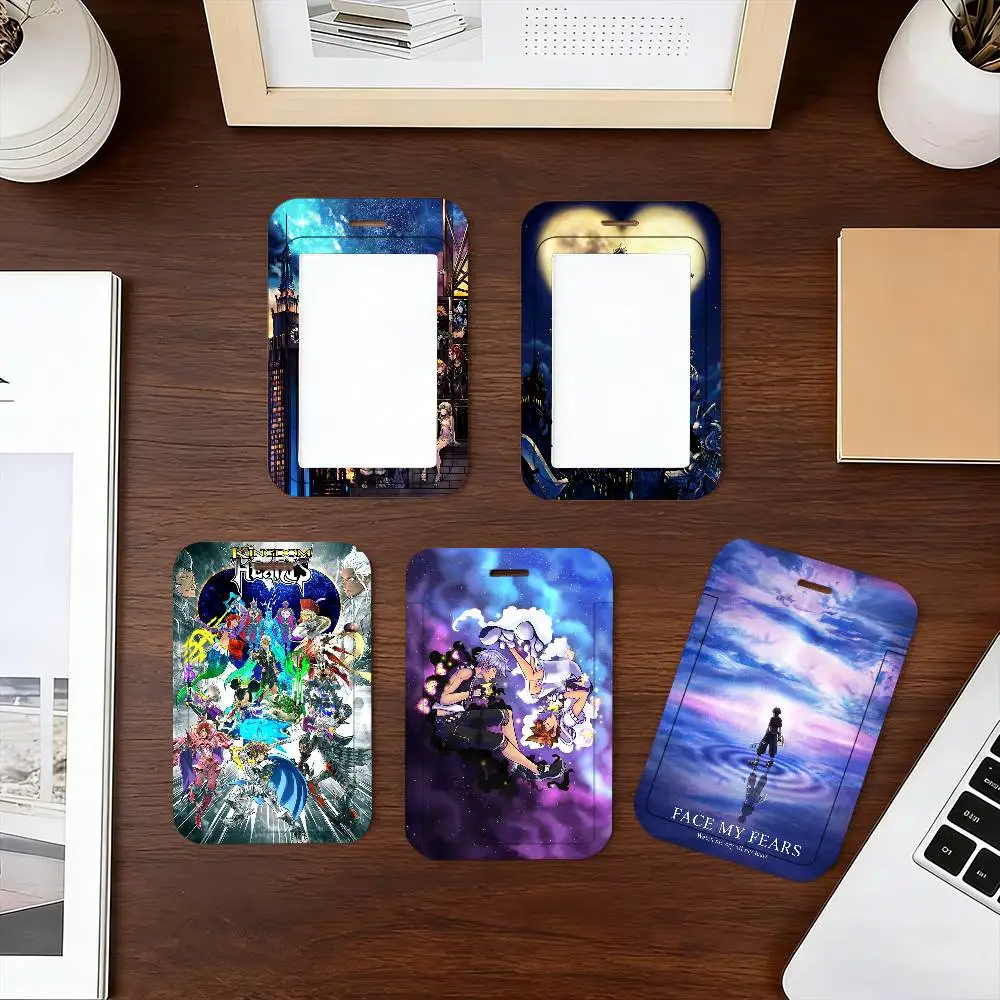 K-Kingdom Hearts Lanyard Card Holders Student ID Card Holders Neckband Card Holders Access Control Accessories Gifts