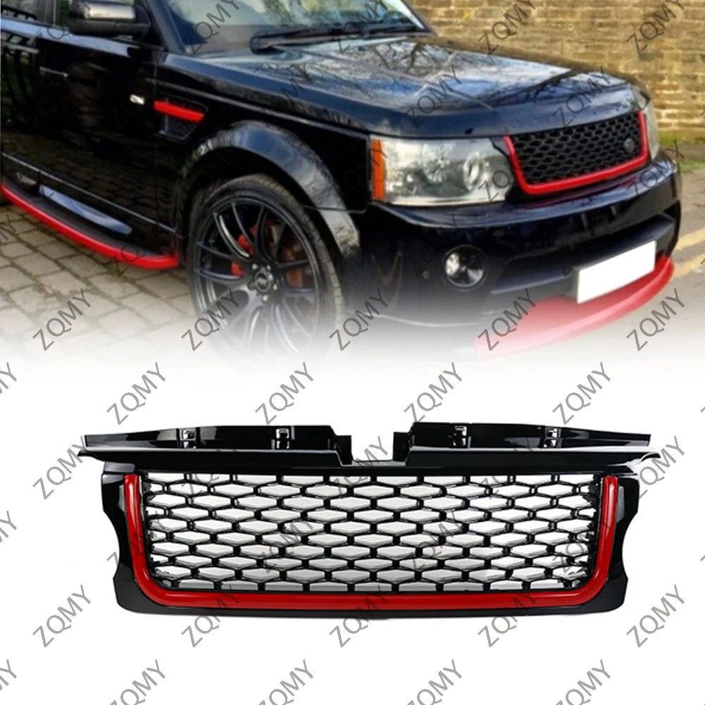 Car Front Bumper Mesh Grill ABS For Land Rover Range Rover Sport RRS 2005 2006 2007 2008 2009 Upgrading old models to new ones