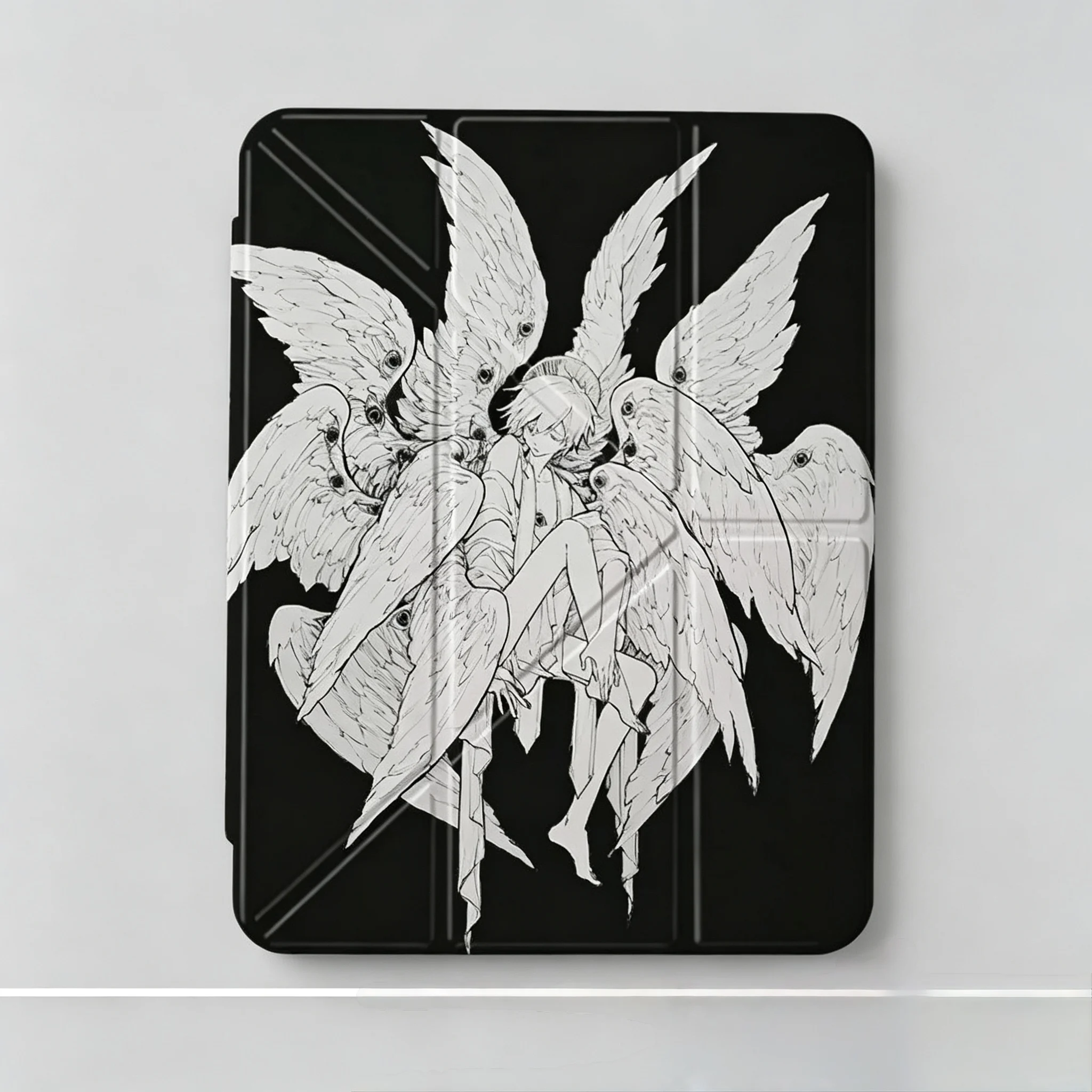 Dark Angel Tablet Case, suitable for iPad, Anti-bend Acrylic Tablet Case