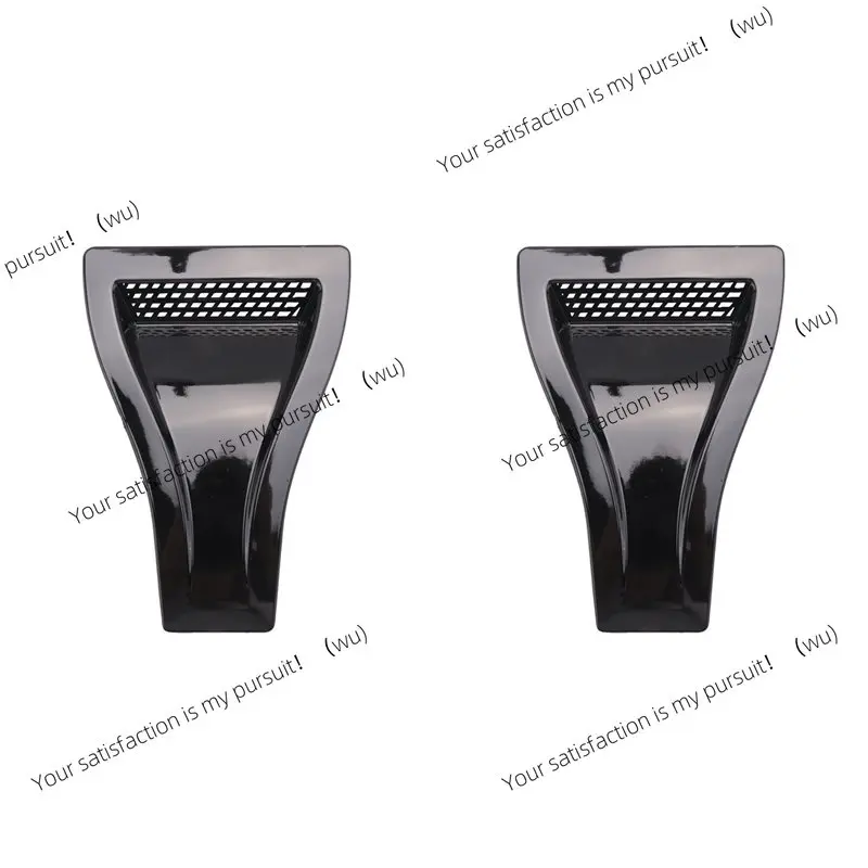 for  Engine Hood Vent Louvers Air Scoop Bonnet Vent Air Intake Cover Glossy Black Car Parts Car Front Vent
