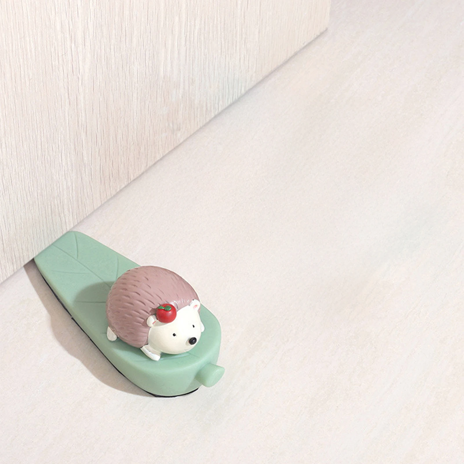 سدادة باب على شكل حيوان من مادة PVC، حامل باب مزخرف لطيف للمنزل وغرفة الأطفال، قاعدة أمان صديقة للطفل غير قابلة للانزلاق