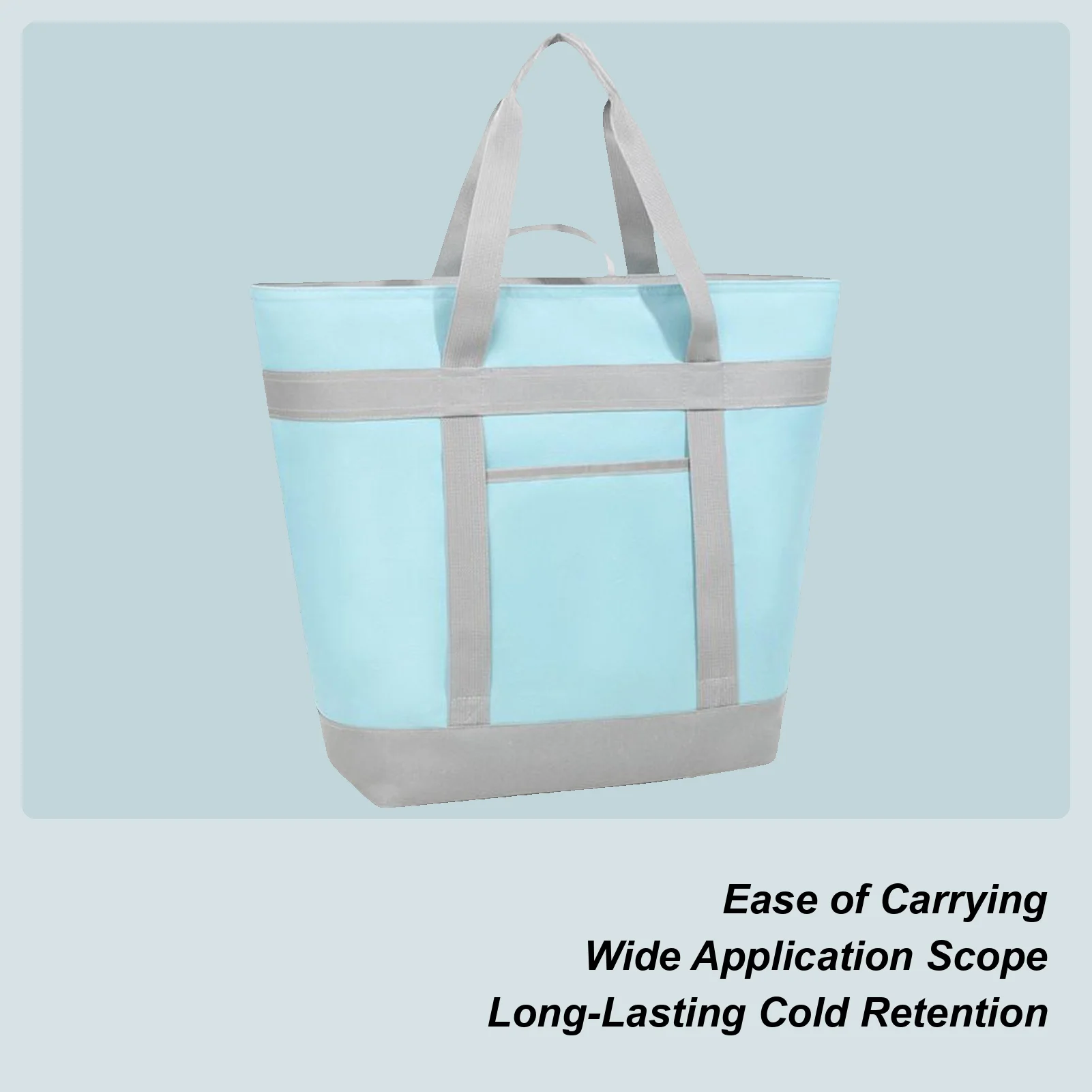 

Insulated Cooler Bag Portable Tote Cooler Lunch Bag Waterproof Cooling Tote Ice Chest Leakproof Lunch Box Food Storage For