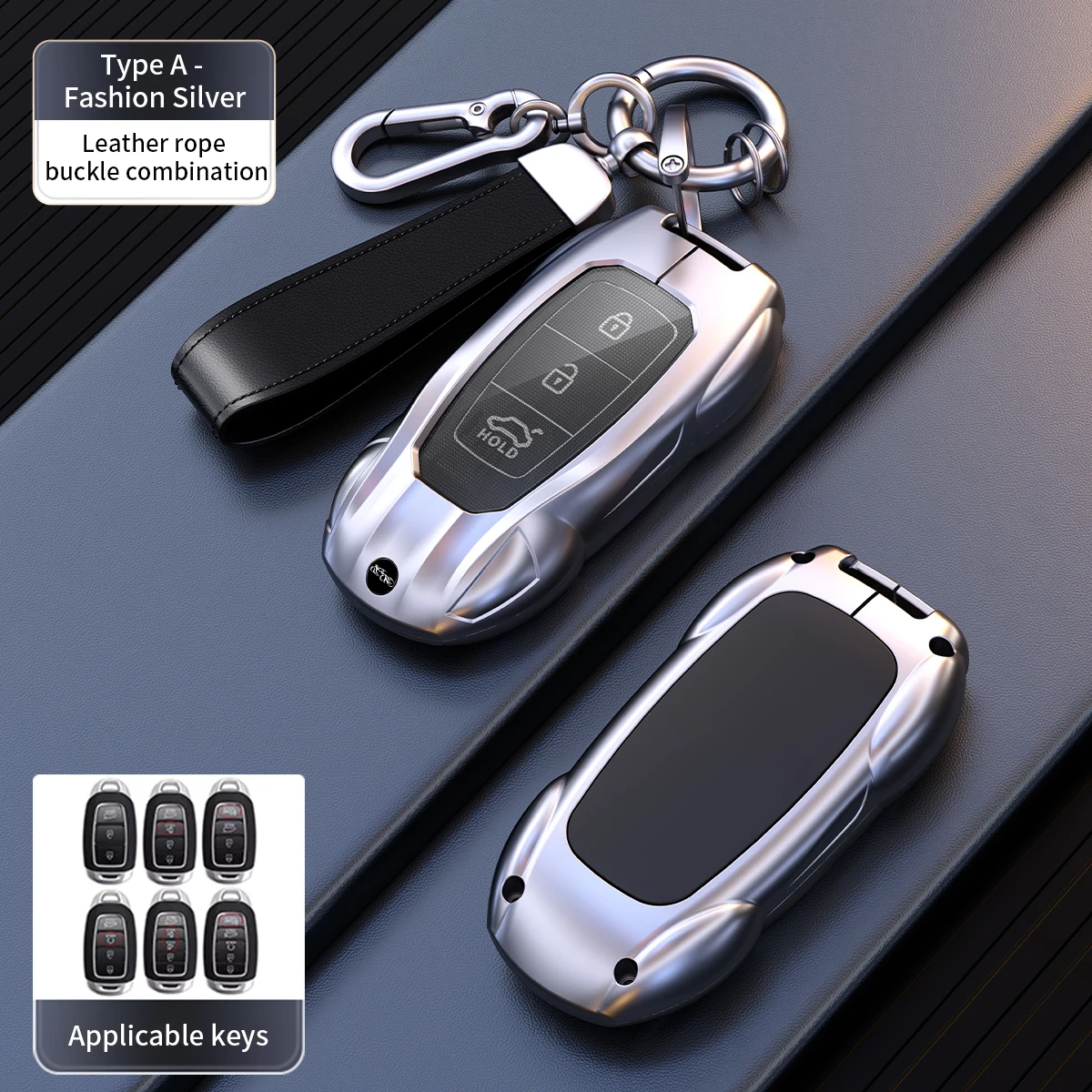 Metal Car Remote Key Cover Case For Hyundai N I30 Ix35 KONA Encino Solaris Azera Grandeur Accent Santa Fe 2020 Palisade