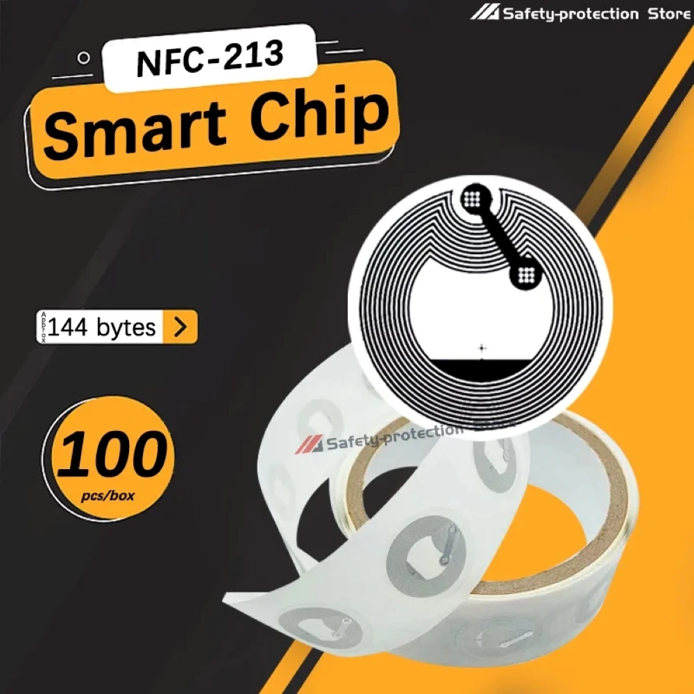etiqueta-eletronica-nfc-213-100-pecas-chip-de-alta-frequencia-adesivo-redondo-sensivel-ao-toque-anti-falsificacao-inlay-umido