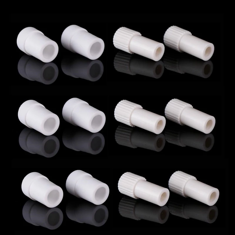 12Pcs Dental Suction Adaptor Suction Connector Tube Convertor Disposable Saliva Swivels Ejector Adapter Tips Dentistry Material