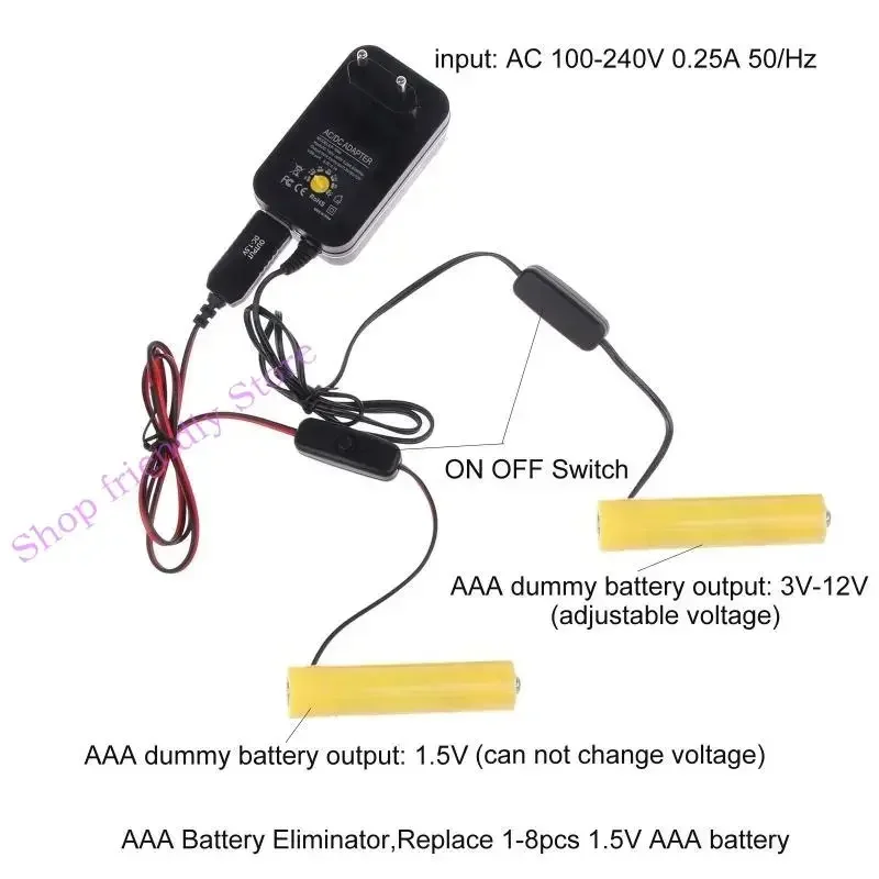 

594A 1,5 В 3 В 4,5 В 6 В 9 В 12 В поддельная батарея AAA для пульта дистанционного управления часами и других устройств AAA