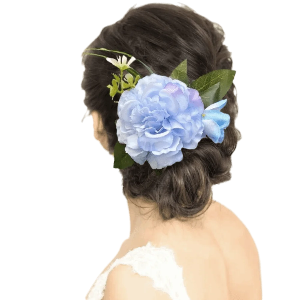 الجانب كليب زهرة مشط الشعر البوهيمي الأسنان إدراج التايلاندية إكسسوارات الشعر أدوات التصميم مشبك شعر اكسسوارات الزفاف العروس #4