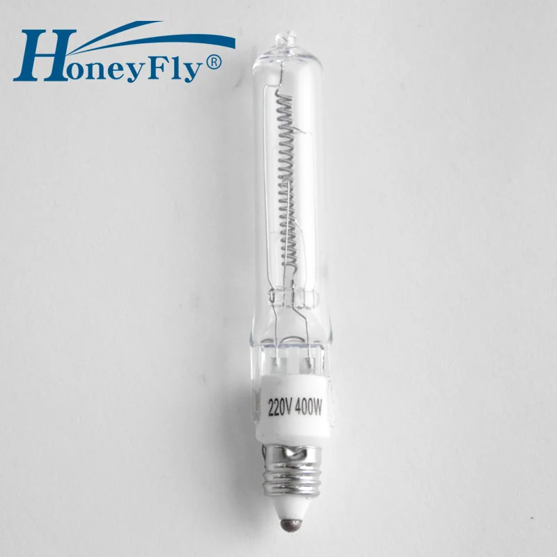 

HoneyFly JD E11 Halogen Bulb 220V 400W IR Electrical Heating Coffee Light Wave Stove Food Drink Heater Lamp