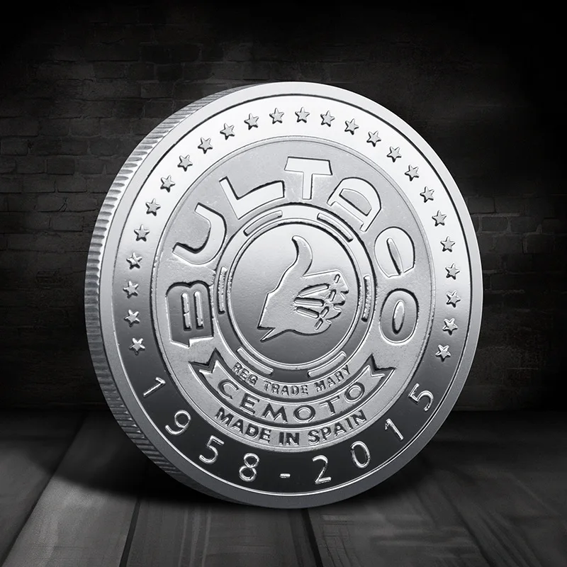 Spain Bultaco Matador Souvenir Silvery Plated Coin Collectible Gift Made In Spain Collection Art 1PCS Commemorative Coin