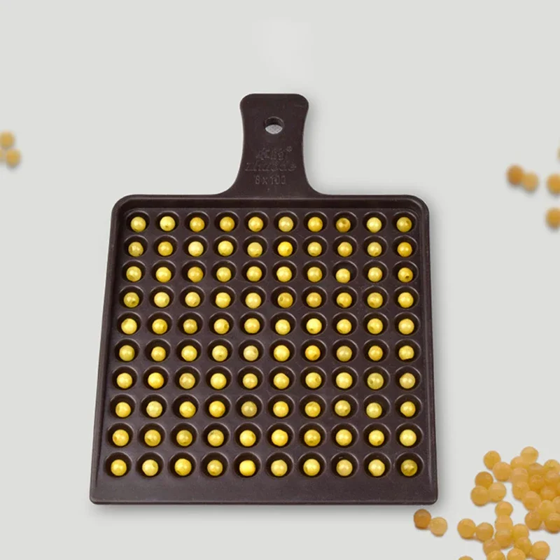 Imagem -03 - Pill Counter Counting Tray Medicina Plate Dispenser Counting Board Tablet Counterpharmacy 100 Buracos