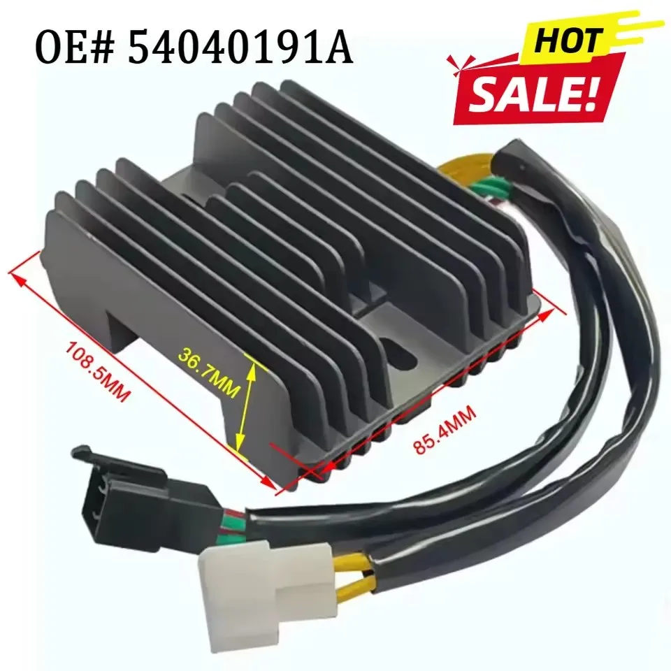 

Voltage Rectifier Regulator For Ducati 1098 1198 848 2008-2009 54040191A SH579B-11 DC 12V Plastic & Metal