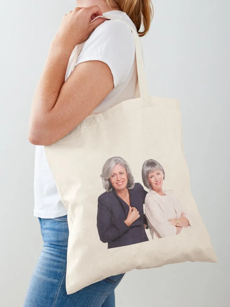 

Kath and Kim: Prue and Trude Tote Bag Women's shopper bag canvas shopping bag Eco custom fabric
