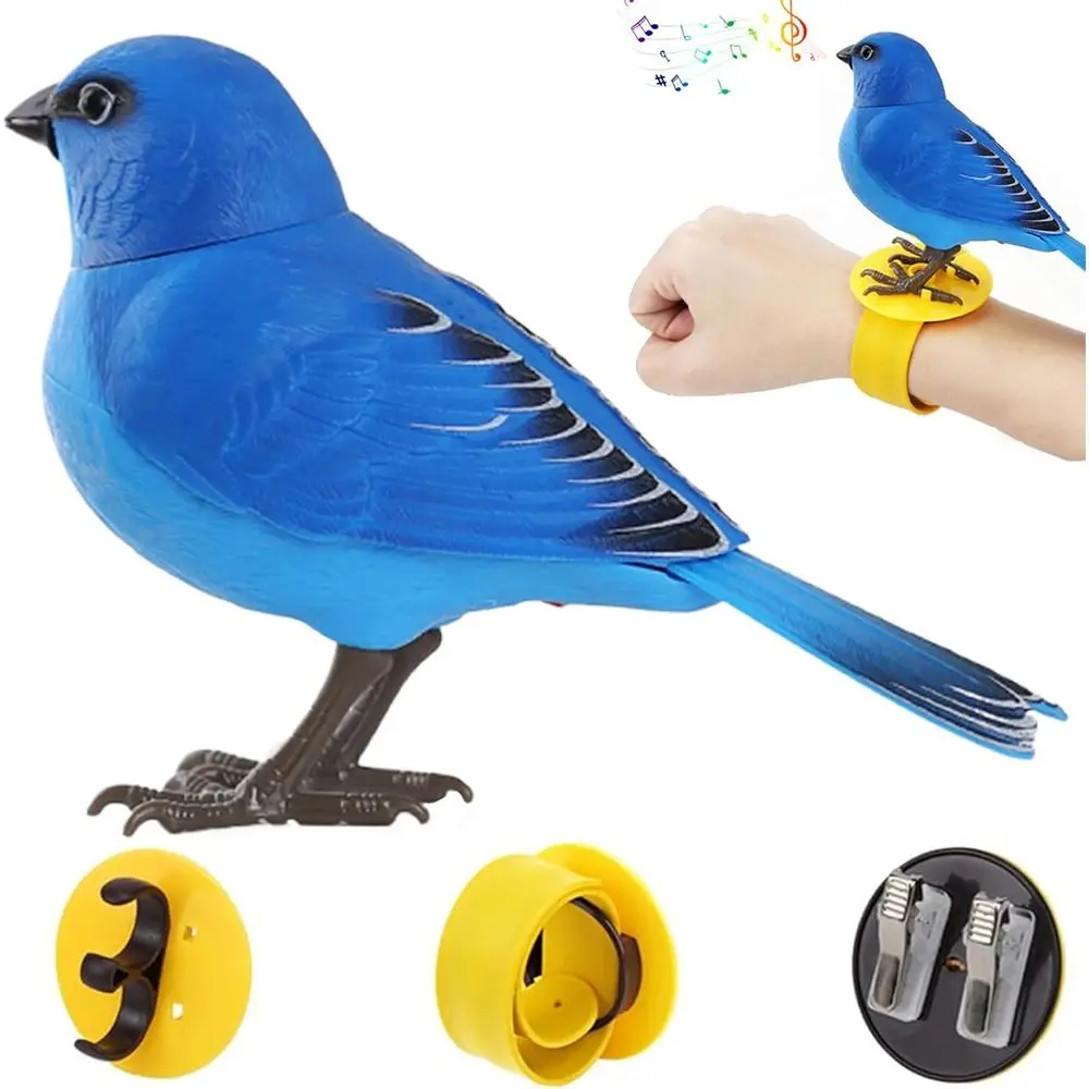 Cute Interactive Fake Birds Electronic Simulation Birds Realistic and Vivid Electric Desk Pets