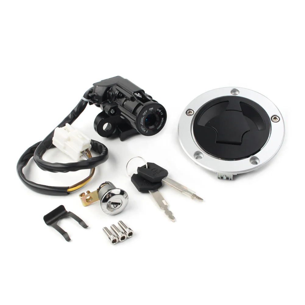 Motorcycle Fuel Gas Cap Ignition Switch Seat Lock Keys Accessories for Kawasaki Z1000 Z 1000 Ninja 2010-2012 2013 2014 2015 2016