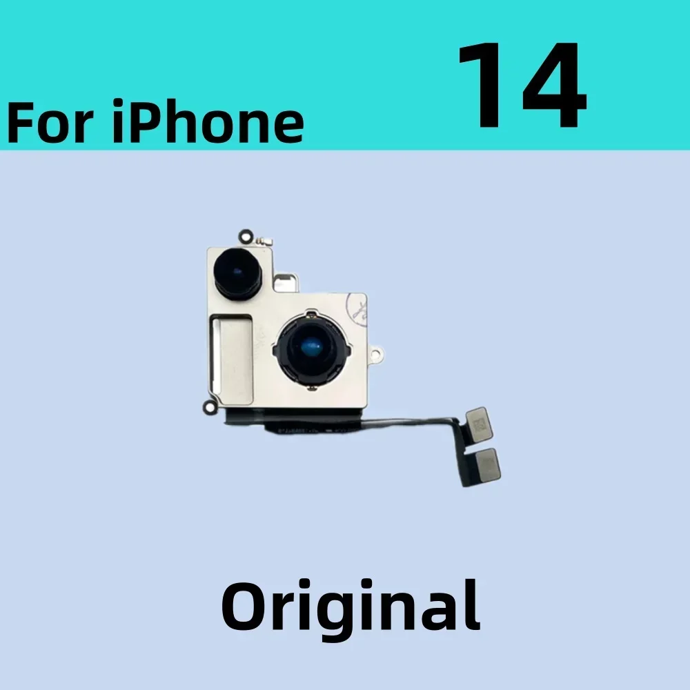 Back Rear Camera For iPhone 11 11Pro 12Pro Max 13 13Pro Max Mini 14plus 14Pro/Max Main Lens Flex Cable Camera module Tested