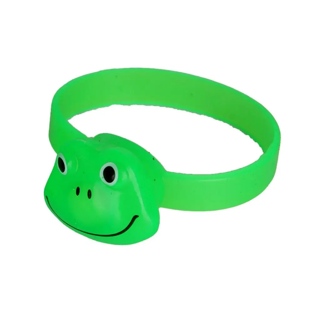 夜の光フラッシュカエルブレスレット長時間カラフルな動物グローブレスレットライトアップ TPR Led リストバンドおもちゃ子供のおもちゃ
