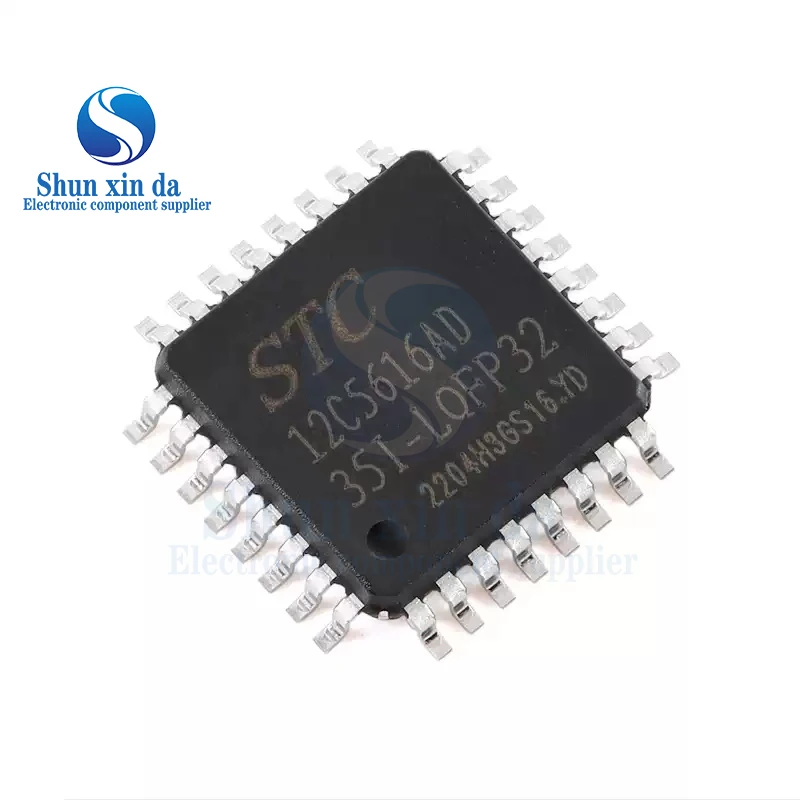STC STC12C5616AD 12C5616AD STC12C5616AD-35I-LQFP32 1T 8051 Microprocessor Microcontroller MCU IC Chip Brand New Authentic