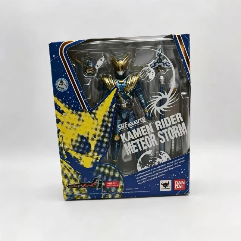 

Bandai SHF Kamen Rider Meteor Storm Form New Spot Manual Model Assembly Toy Collection Ornament Holiday Gift Decoration