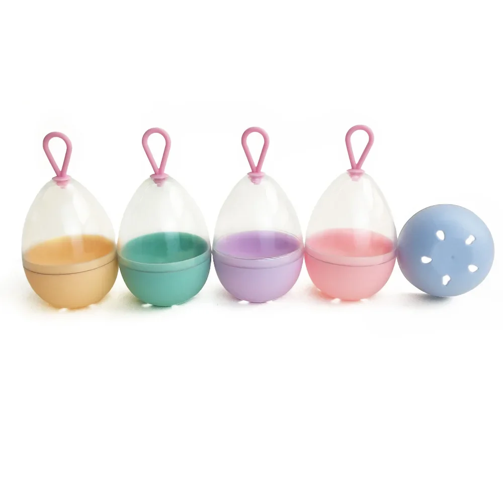 1Pc Cosmetic Holder Egg Shaped Rack Storage Case Portable Sponge Stand Breathable Hang Hanging Makeup Supplies