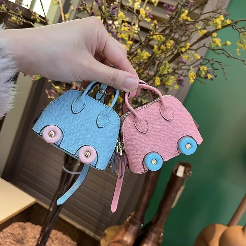 

Bag Charm For Hermes Handbag Mini Wheel Shell Bag Pendant Earphone Bag Decoration Accessory Gift Pendant Decoration