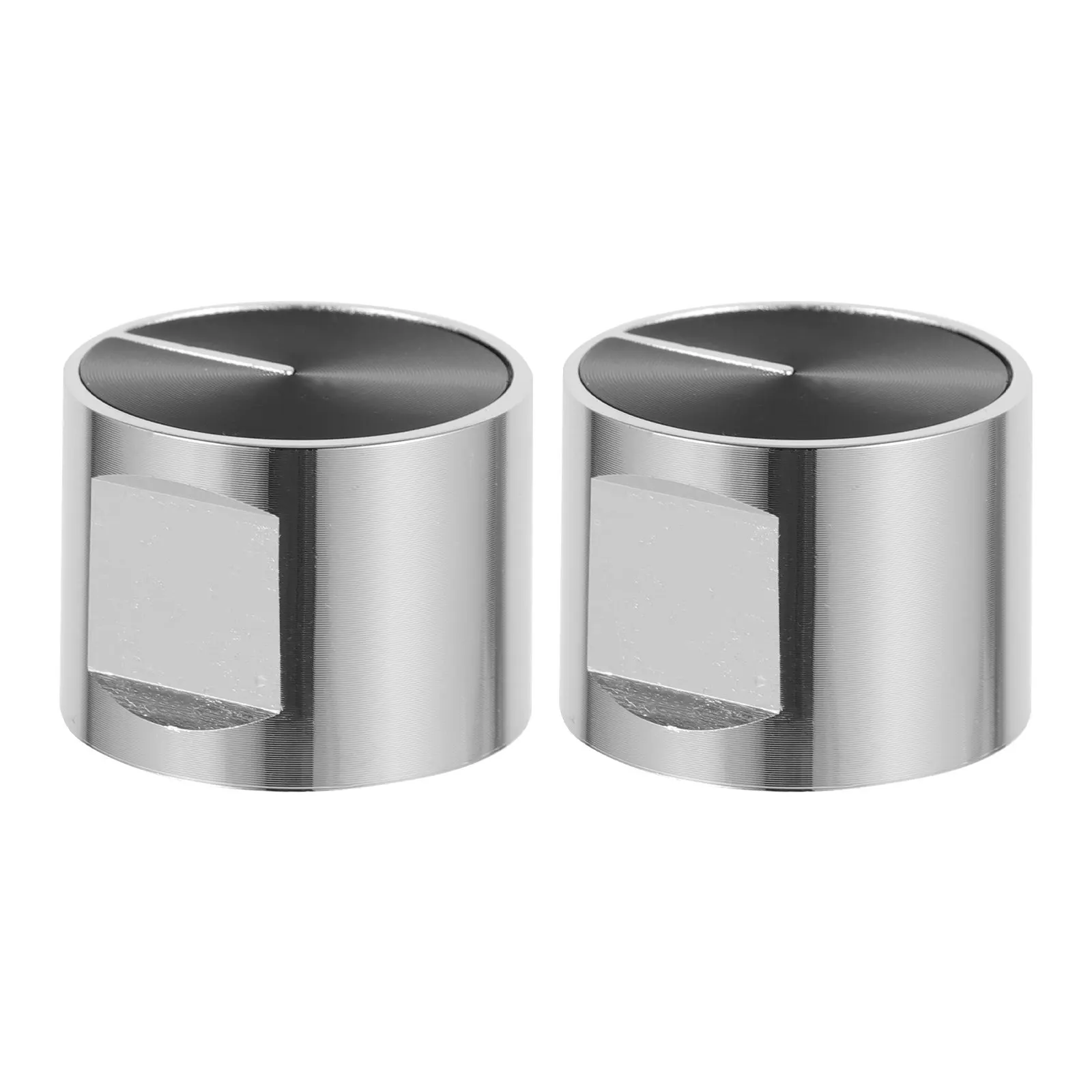 2Pcs Gas Stove Metal Knobs Zinc Alloy Universal Stove Knobs Replacement for Home Kitchen Range Range