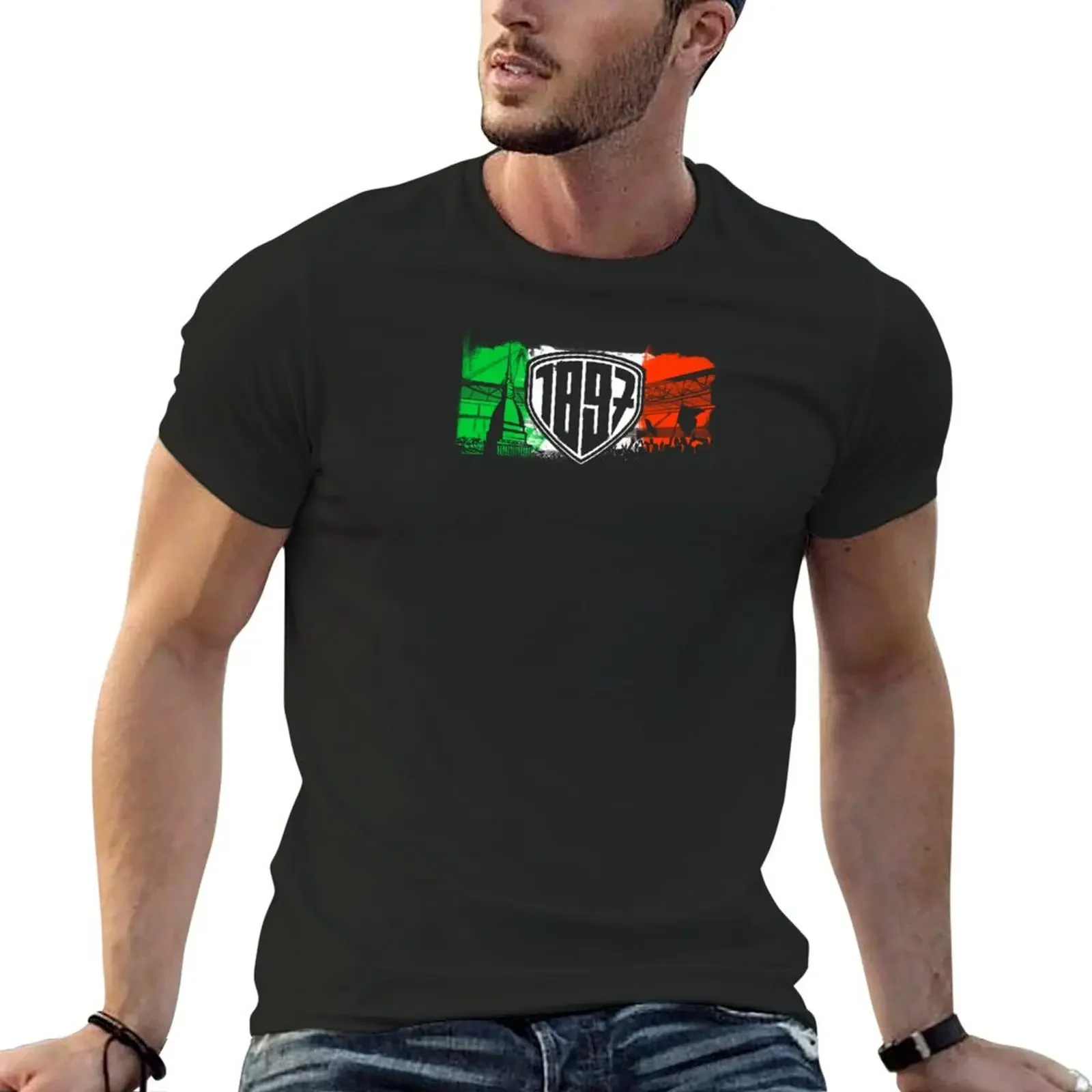 

1897 Shield T-Shirt shirts graphic oversized t shirt Men's t-shirt