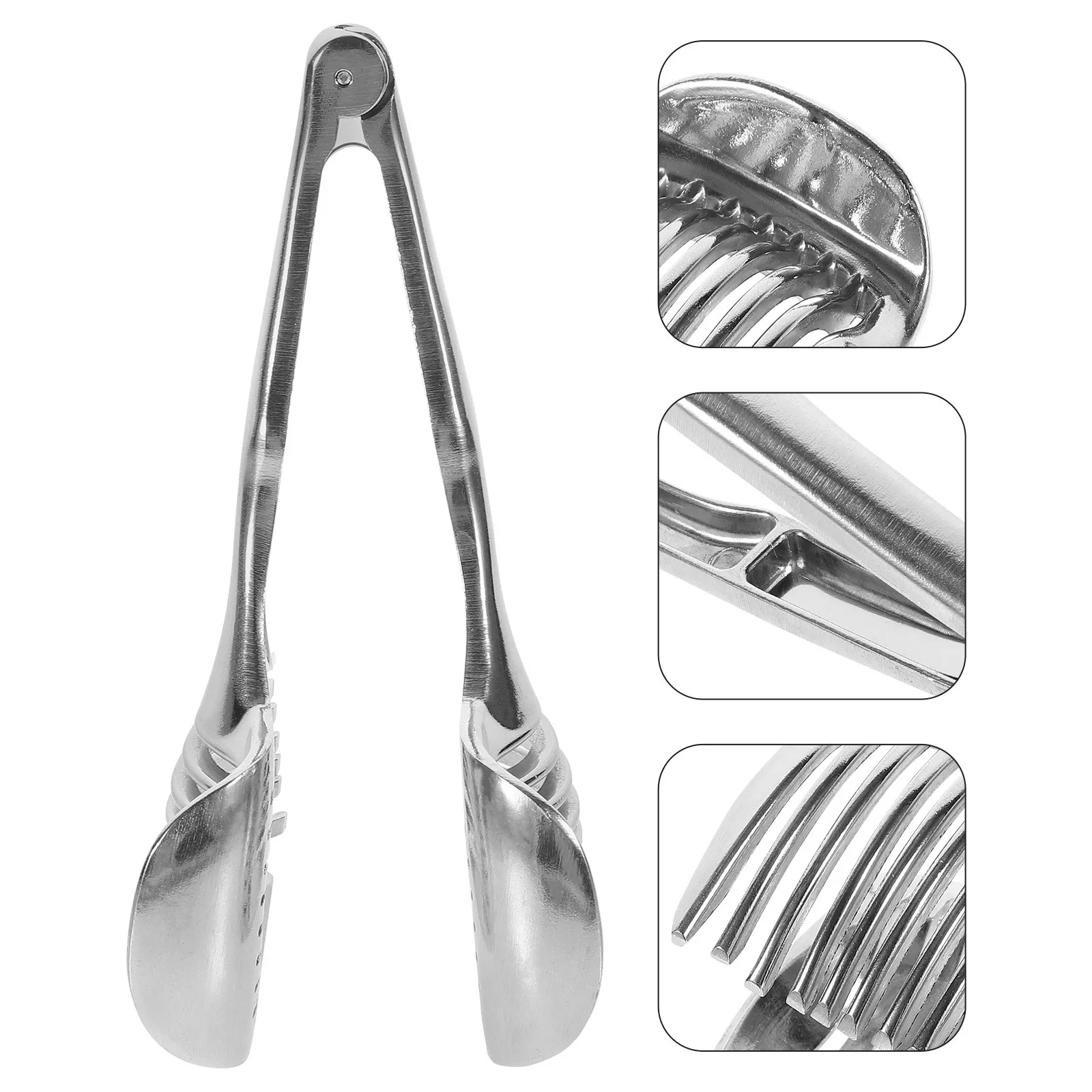 

Multipurpose Round Fruit Slicer Clamp Tomato Lemon Cutter Kitchen Tool Food Grade Aluminium Manual Handheld Slicer Tong