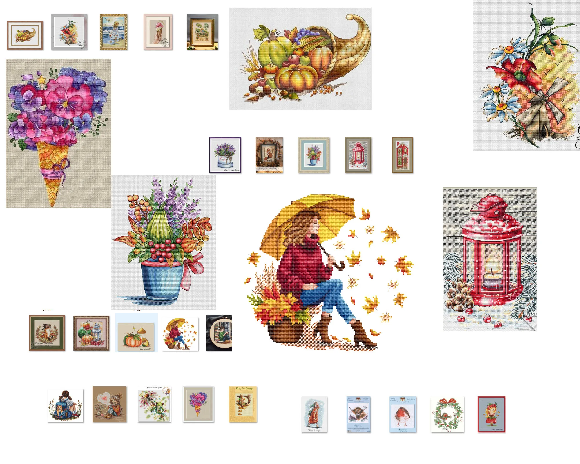 

Cross Stitch Kit DIY Set The Girl Walking in the Snow 25-33 Decoration Cross Stitch Set New Crafts Handmade Embroidery