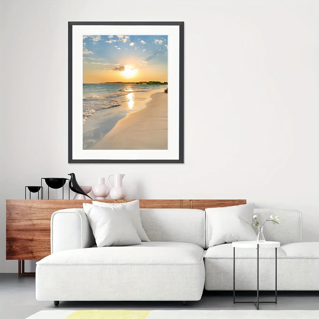 Pittura diamante per Golden beaches 5D fai da te pittura diamante pieno ricamo kit decorazioni per la casa fatte a mano