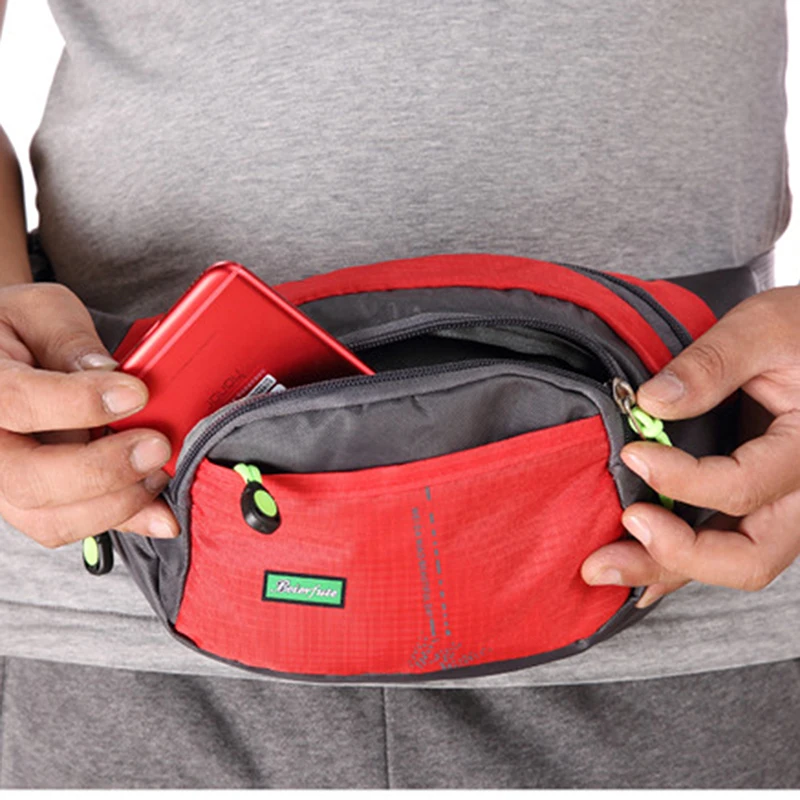 

Multifunctional Sport Waist Bag Unisex Waist Packs Outdoor Travel Cycling Climbing Running Waist Bag With Adjustable Belt Strap