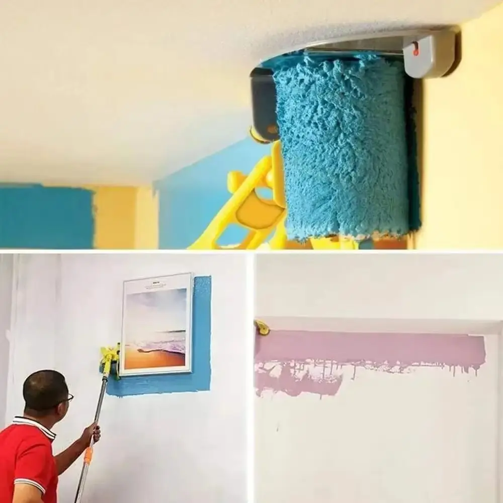 

Clean-cut Edger Paint Edger Roller Brush Hand-Held Tool Color Separation Wall Repair Tools Professional Painting Easy to Use