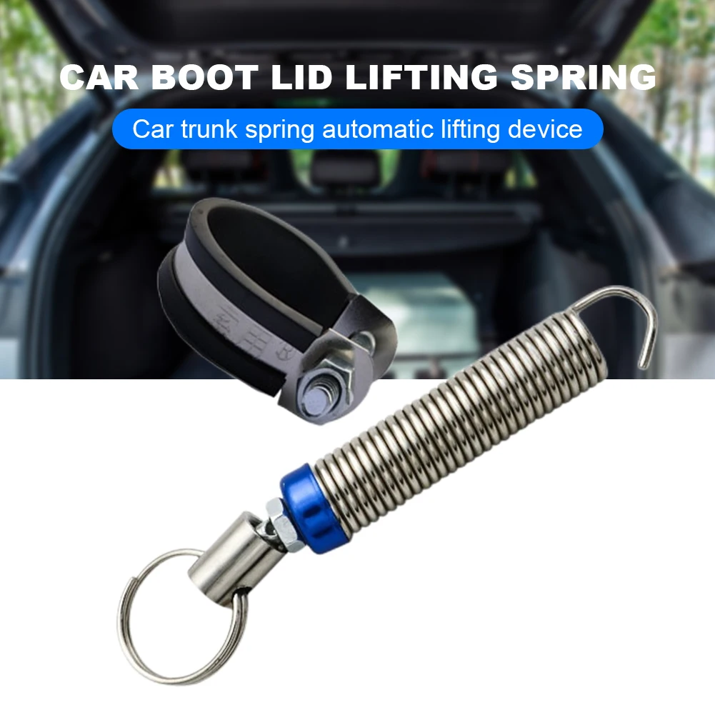 Trunk Spring Lifting Device with Clip Car Trunk Lifter Trunk Lid Automatically Open Spring Tailgate Lift Spring Automobile Parts