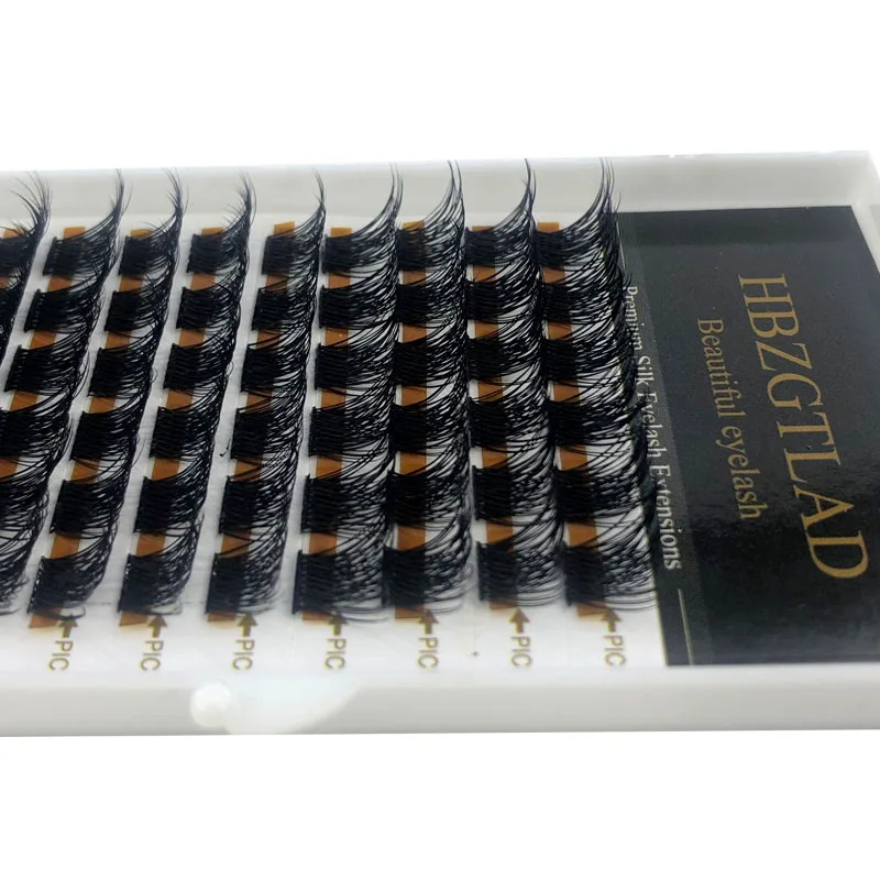 2022 New C/D Curl Eyelash Clusters Cils Extension Bouquets False Eyelashes Fast Delivery Cluster Of Eyelashes Silk Eyelashes