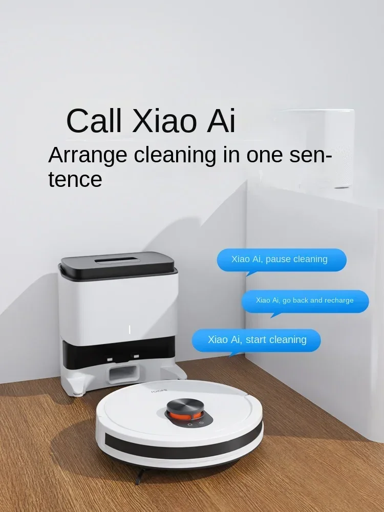 Versione globale ROIDMI Robot automatico per la raccolta della polvere e lo spazzamento con aspirazione elevata e nessun intreccio dei capelli nuovo modello EVE CC