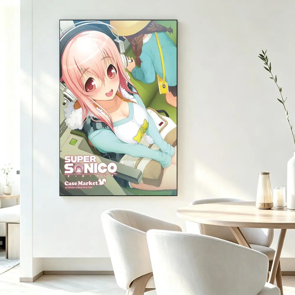 Character Super Sonico Poster HD-Druck Frischer Eleganter Stil Wandkunst Heimdekoration für Wohnzimmer Schlafzimmer Geschenk – Detail 19
