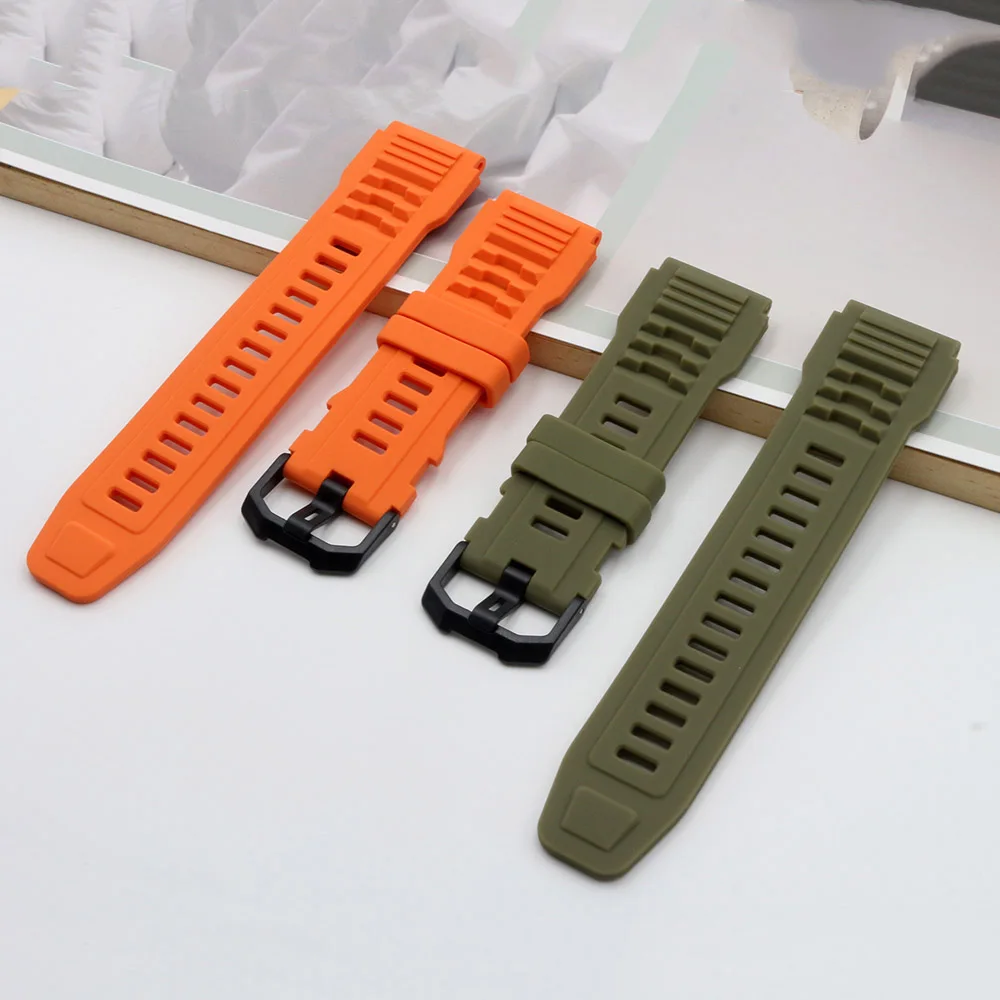 Watch Bands Compatible with Amazfit T-Rex Ultra Smart Watch Band Strap Soft Silicone Replacement Wristband Sport Band for Men