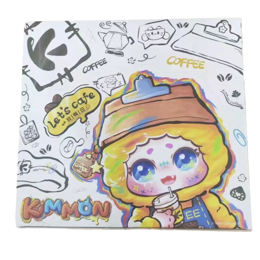 

New Kimmon Let's Cafe Series Blind Box Coffee Day Kawaii Ornament Plush Doll Bag Pendant Mystery Boxes Christmas Kids Gifts