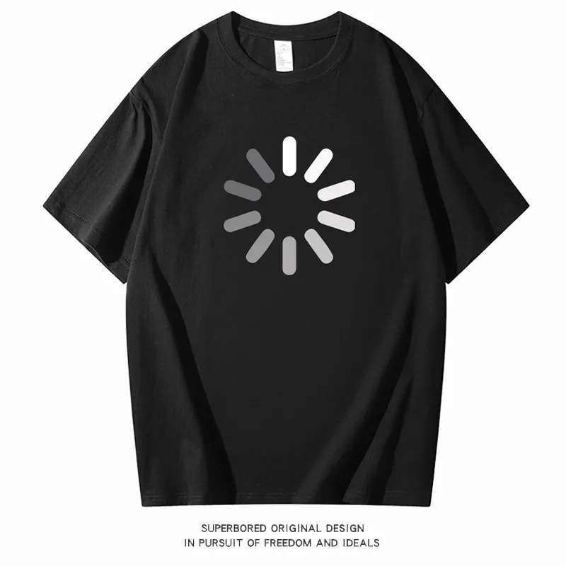 Fashion Printed Women T-shirt Simple Cut Highlights Masculinity Combining Calm Solid Vibrant Classic Summer Essential T-shirt