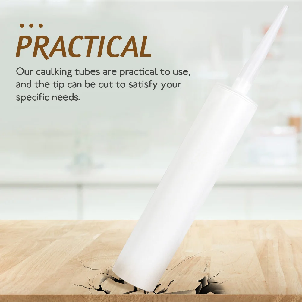4 Pcs Drain Empty Sealant Sealing Caulking Tubes Can Hole Sealer Wall