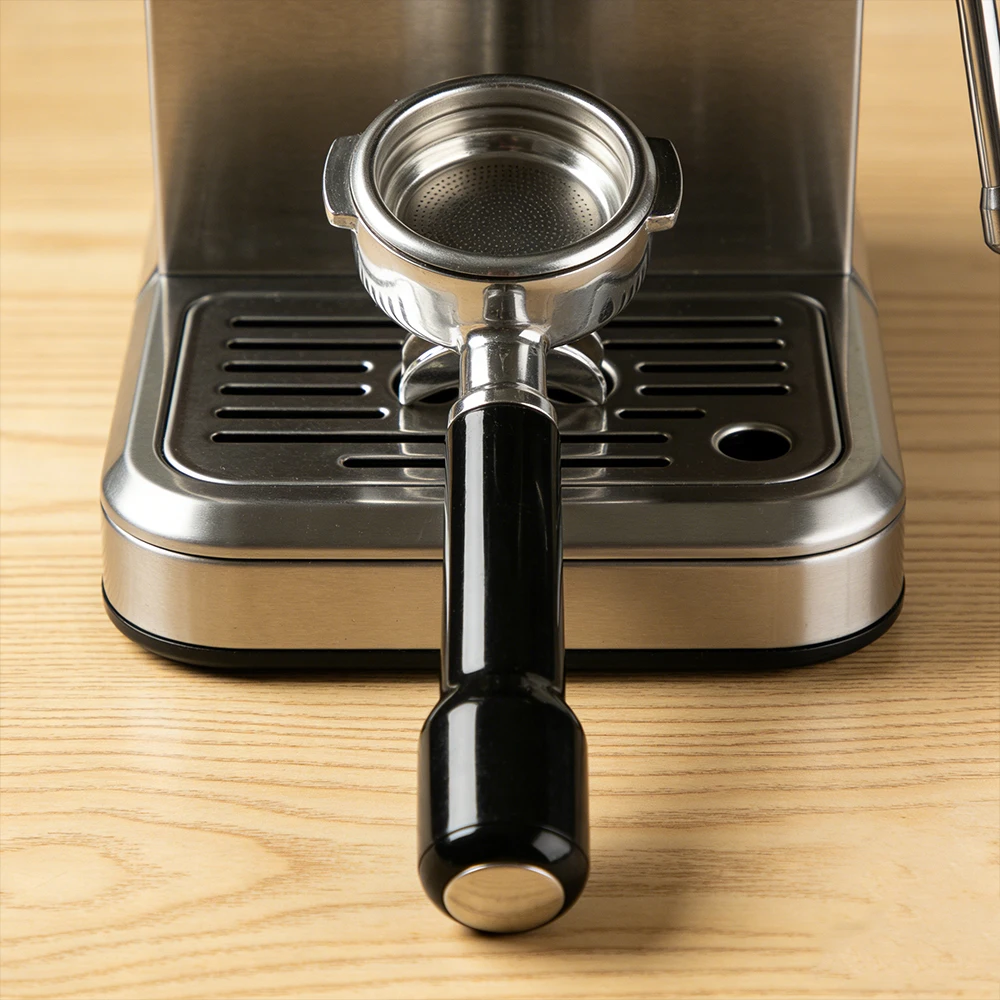 Custom Eco Friendly 51mm Stainless Steel Portafilter 2/3 Ear Espresso Coffee Tool For Cafe