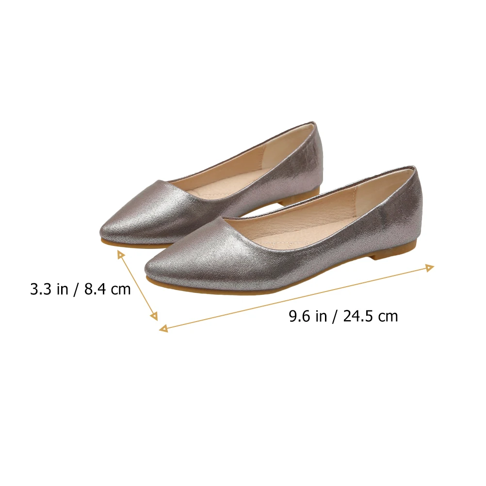 أحذية فول مسطحة القاع للنساء من الألياف الدقيقة مريحة وغير قابلة للانزلاق ونعل أنيق للسيدات هدية لعيد الميلاد