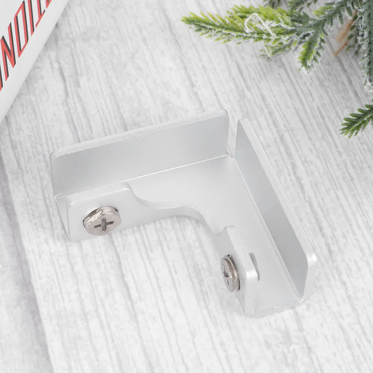 

Aluminium Alloy Glass Clamp Bracket Durable Easy Install Strong Load Bearing for 8-12mm Bathroom Office Fish Tank Display
