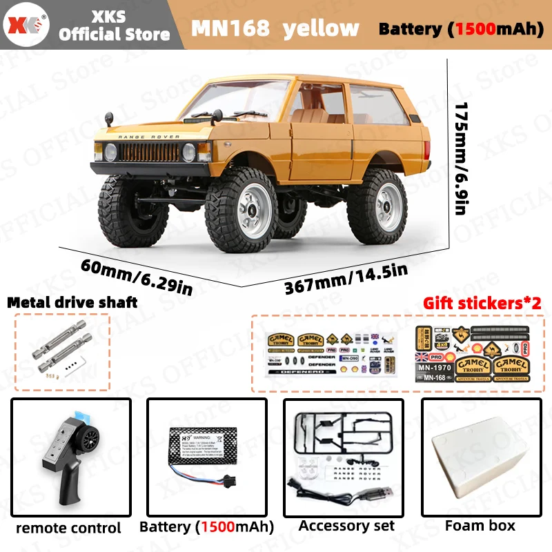 MN168 RC Auto 1:12 Volledige Schaal RTR Versie MN Model 2.4G 4WD 280 Motor Proportionele Off-Road RC Afstandsbediening Auto voor Jongens Geschenken