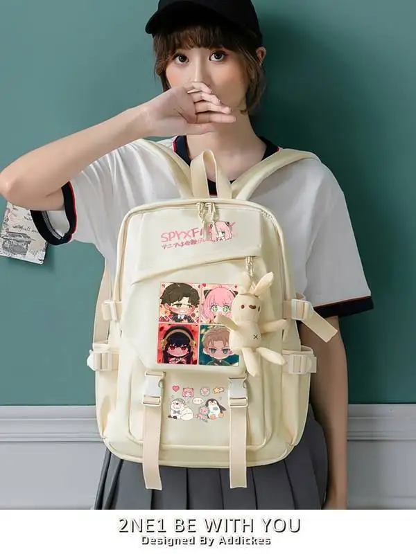 Spy X Family Merchandise Girls' Elementary And Middle School Cute Cartoon Aniya Fan Backpack Anime