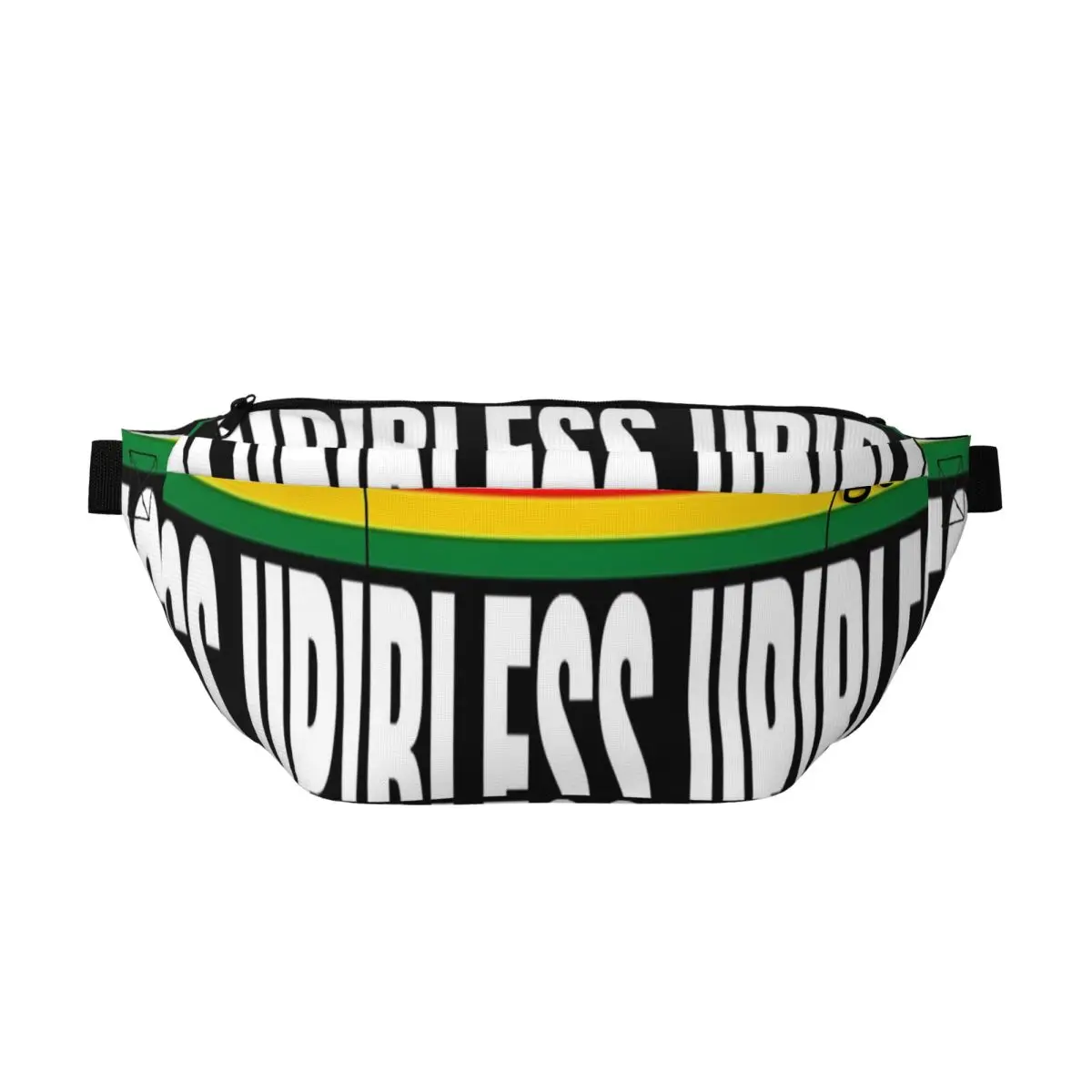 

Crossbody Waist Bag Bless Up Jamaican Patois Slang Reggae Rasta Colors Men Women Adjustable Fanny Pack Money Phone Pouch Bag