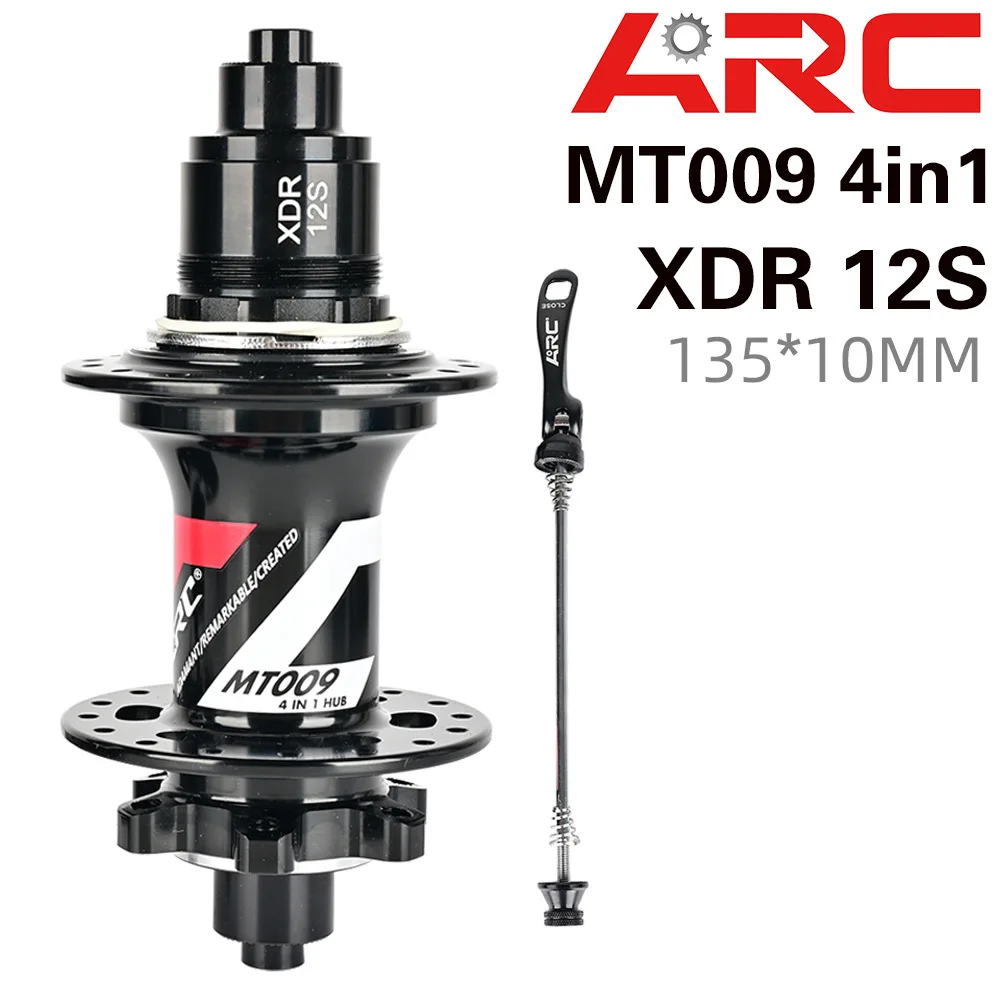 ARC MT009 Mountain Bike Hubs 6 Jaws 3 Teeth 120 Rattles 8 9 10 11 12 Speed HG XD MS Aluminium Quick Release Bicycle Single Hubs