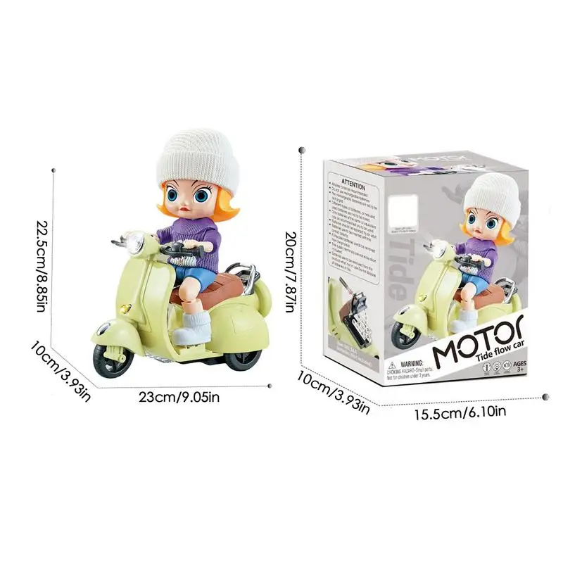 Toy Motorcycle For Kids Cartoon Sheep Electric Stunt Motorcycle Drifting Motorcycle Innovative Drift Stunt Motorbike Electric