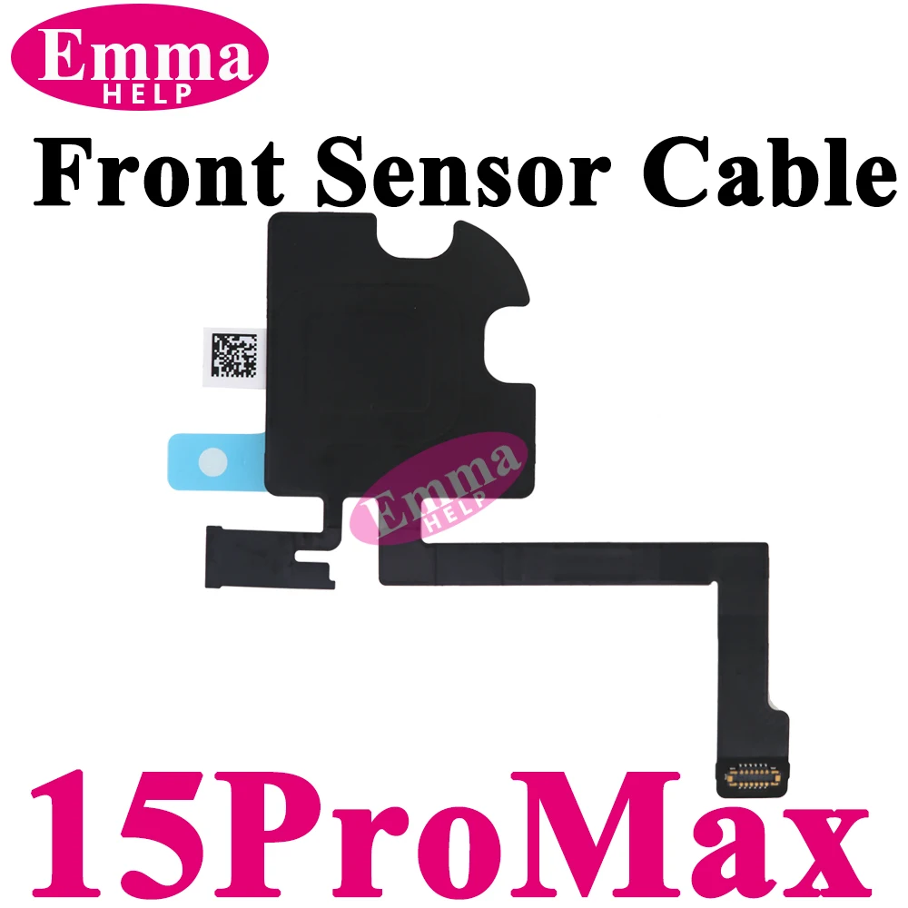 Earpiece Light Sensor Proximity Flex Cable No Speaker for iPhone 15 Plus 13 Pro Max 16 14 15Pro with Mic Ribbon Original Repair