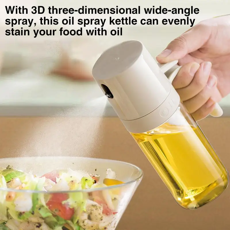 250ml Oil Spray Bottle Olive Oil Dispenser Oil Mister For Salad Dressing Oil Spray Kettle For Roasting Baking BBQ Grilling